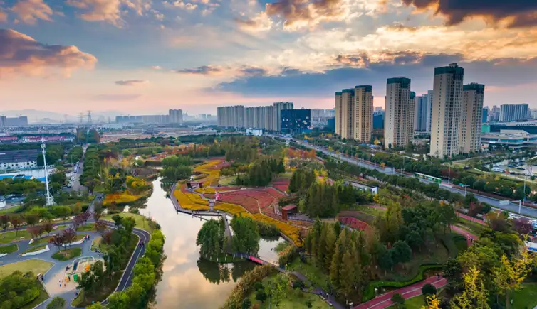 China. Projeto de cidade-esponja do paisagista e arquiteto chinês Kongjian Yu. Jinhua Harbin Qunli Stormwater Park. Foto Divulgação escritório Turenscape