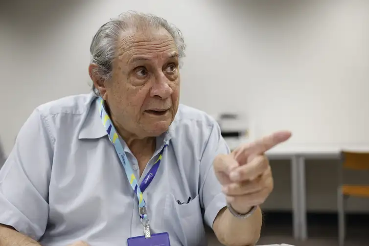 Fernando Frazão/Agência Brasil São José dos Campos (SP) 02/12/2024 - Entrevista com o professor Sylvio Goulart Rosa Júnior, diretor técnico da Fundação Parque Tecnológico de São Carlos (ParqTec), na Conferência Anprotec 2024. Foto: Fernando Frazão/Agência Brasil