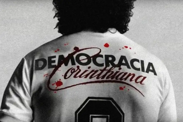 Camisa Corinthians Democracia. Foto: Corinthians/Divulgação